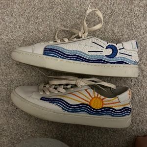 Sun and moon sneakers